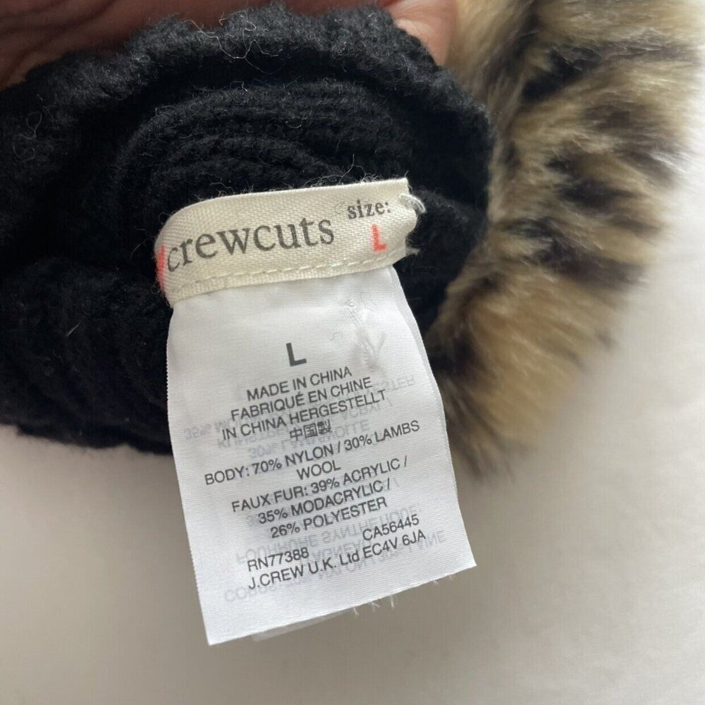 Crewcuts Leopard Print Mittens Size L - Picture 6 of 6